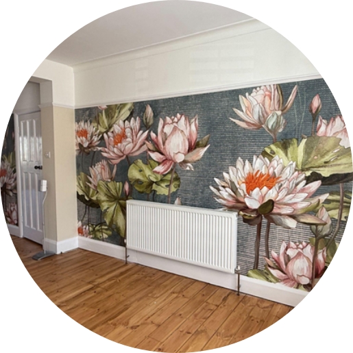 Brighton Decorators Wallpapering complete cirlce mobile Brighton Painters and Decorators, Wallpapering complete circle mobile image