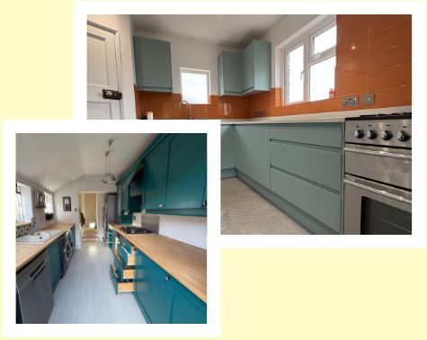 Brighton Painters and Decorators, Professional Spray Painting Kitchen Cabinets, Multi image